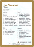 Liste de jeu de Jan Tomcani [Decks des Championnats du Monde 2001]