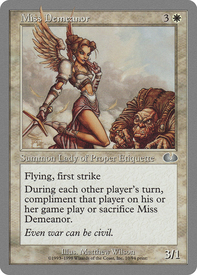 Mlle Infraction [Délirant]