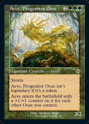 Aeve, Progenitor Ooze (Retro Foil Grabado) [Modern Horizons 2]