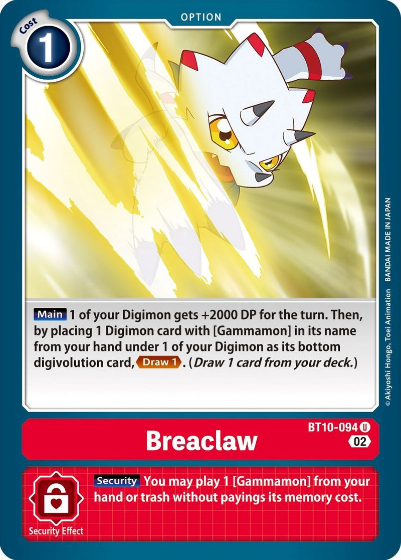 Breaclaw [BT10-094] [Encuentro Xros]