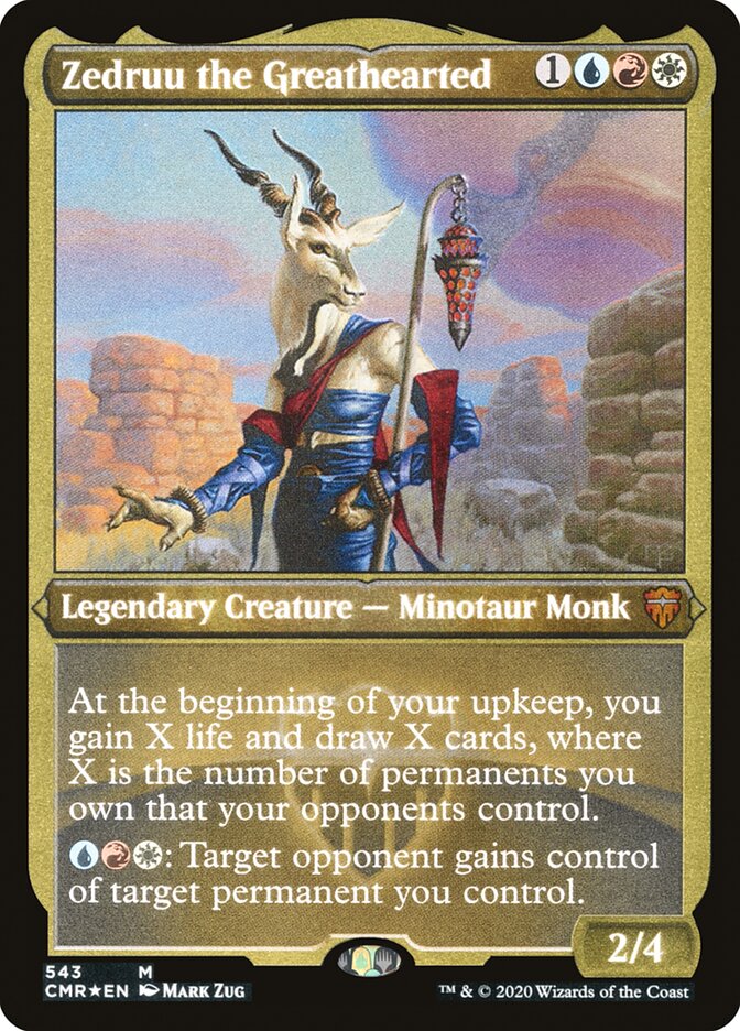 Zedruu l'Altruiste (Gravé) [Commander Legends]