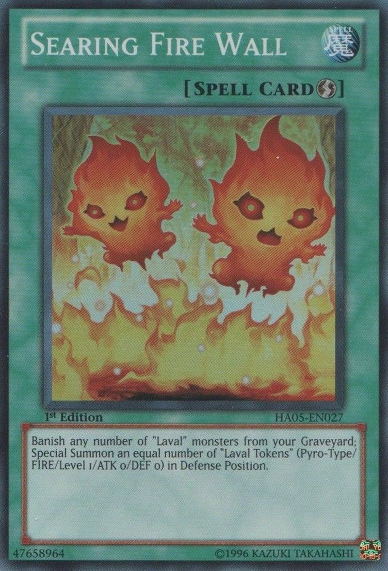 Mur de Feu Ardent [HA05-FR027] Super Rare