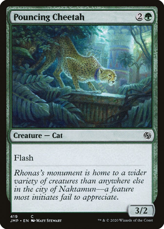 Guépard bondissant [Jumpstart]