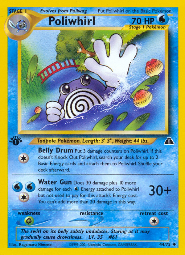 Poliwhirl (44/75) [Neo Discovery 1re édition]