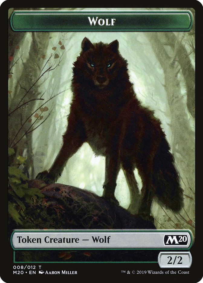Jeton Loup [Jetons de l'édition de base 2020]