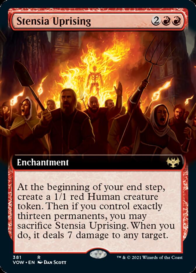 Sublevación de Stensia (Arte extendido) [Innistrad: Voto Carmesí]