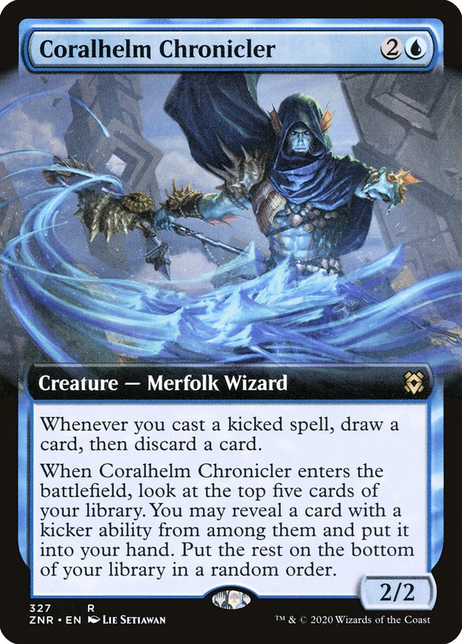 Chroniqueur de Corailgueule (Extended Art) [Zendikar Rising]