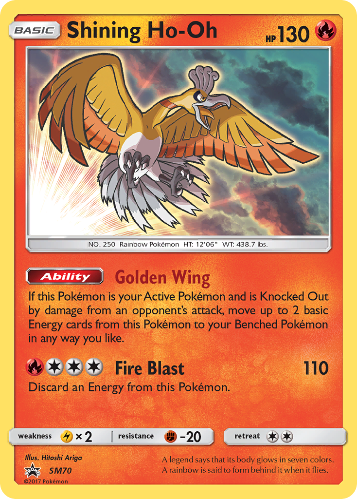 Ho-Oh Radieux (SL70) [Soleil et Lune : Promos Black Star]