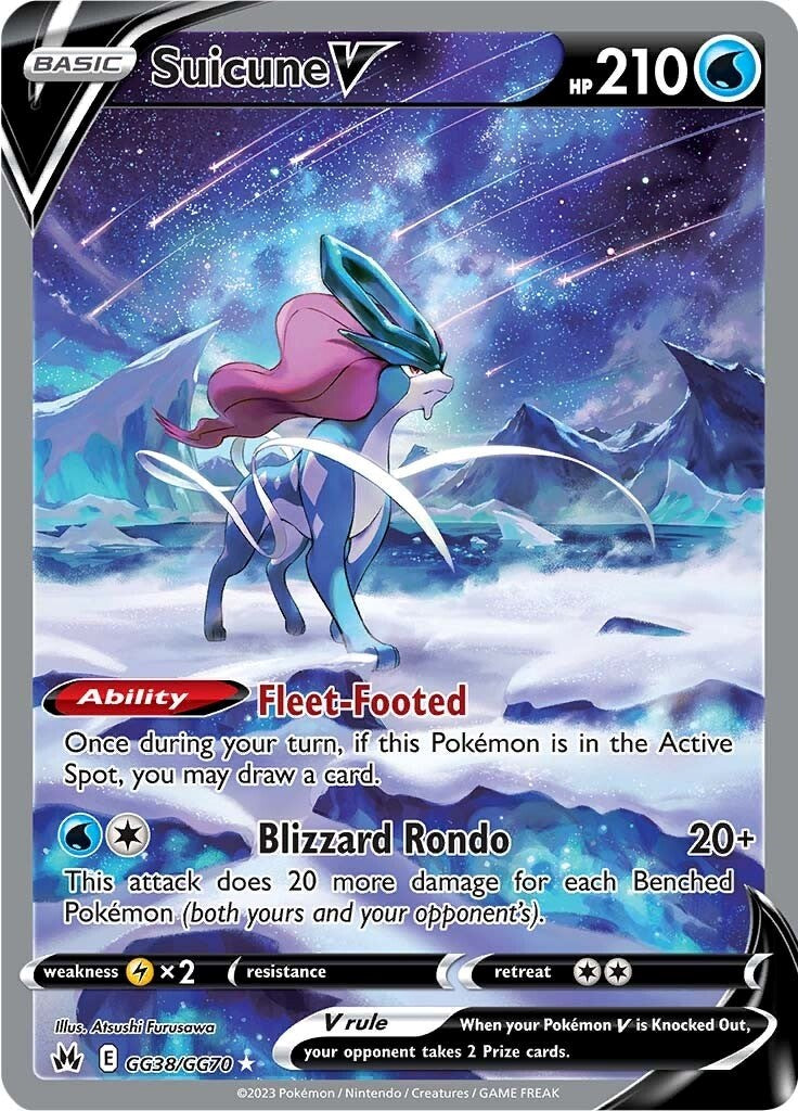 Suicune V (GG38/GG70) [Espada y Escudo: Cénit Supremo]