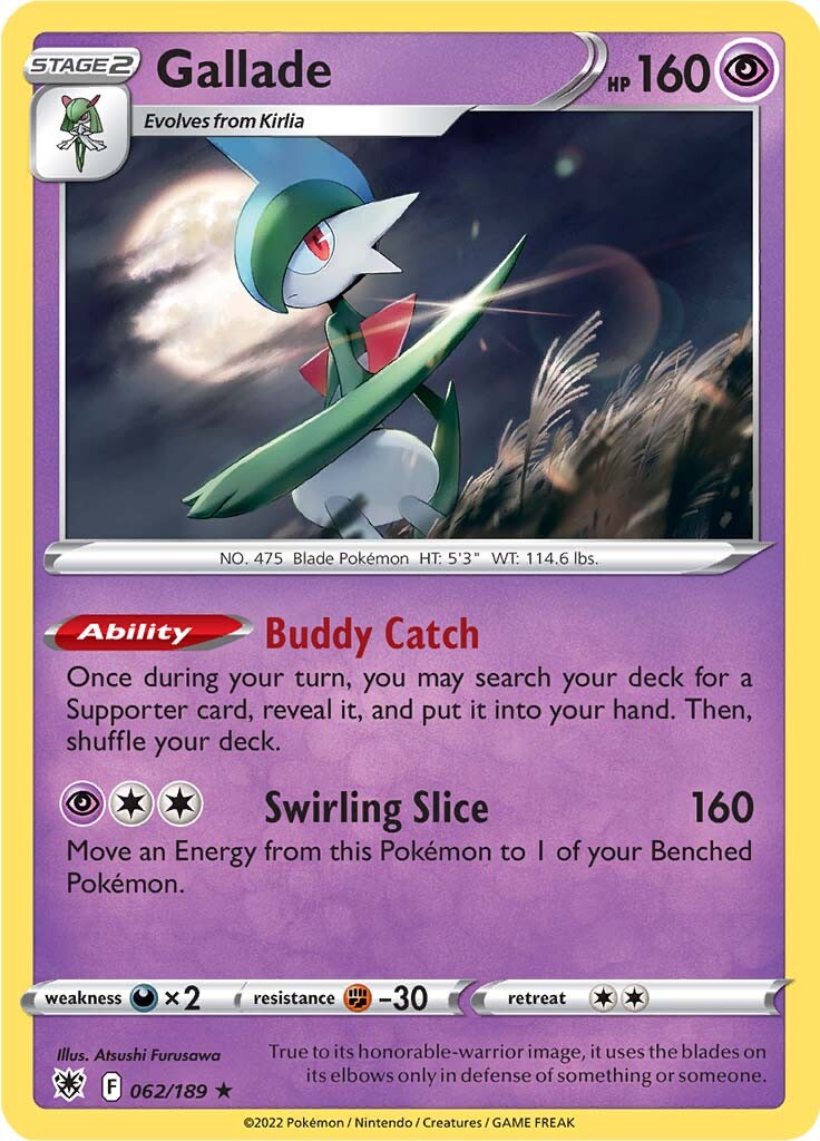 Gallade (062/189) [Espada y Escudo: Resplandor Astral]