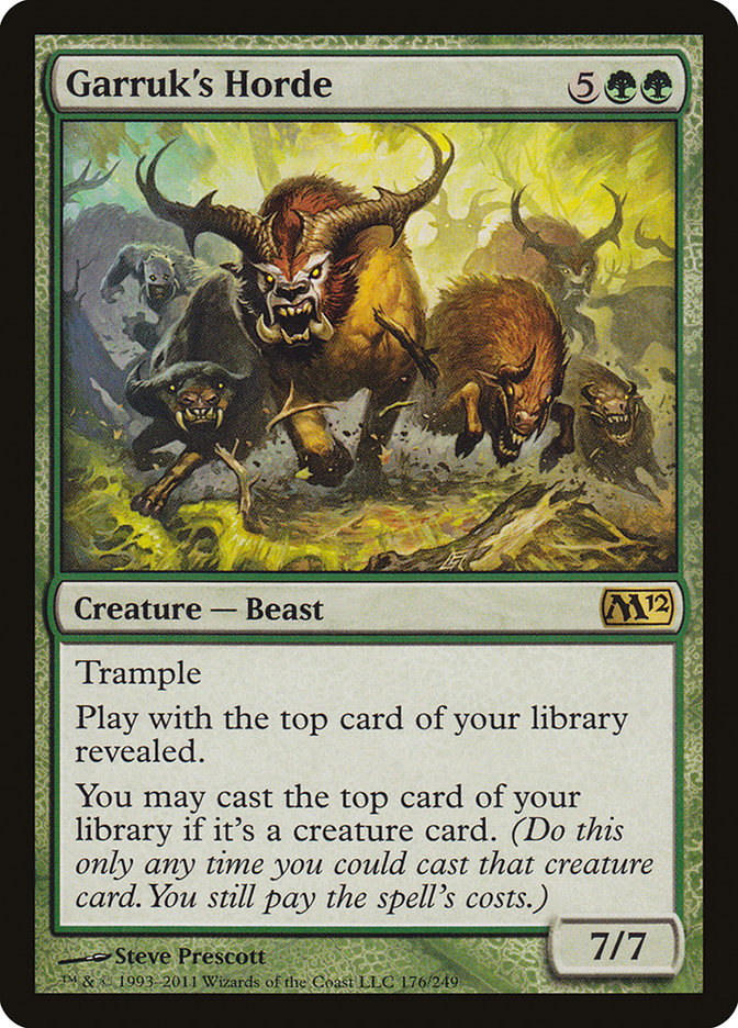 Horde de Garruk [Magic 2012]