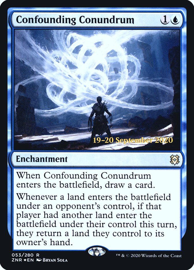 Conundro Confundente [Promos de Prerelease de Levantamiento de Zendikar]