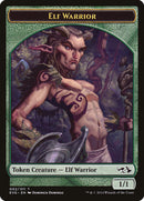 Jeton Guerrier Elfe (Elfes contre Gobelins) [Jetons d'Anthologie Duel Decks]