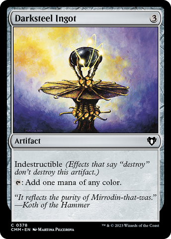 Lingote de aceroscuro [Commander Masters]