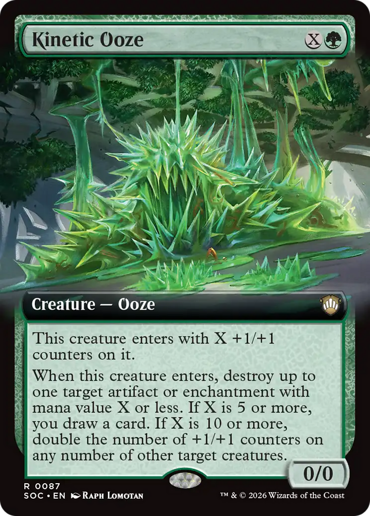 Melma cinética (arte extendido) [Commander: Secretos de Strixhaven]