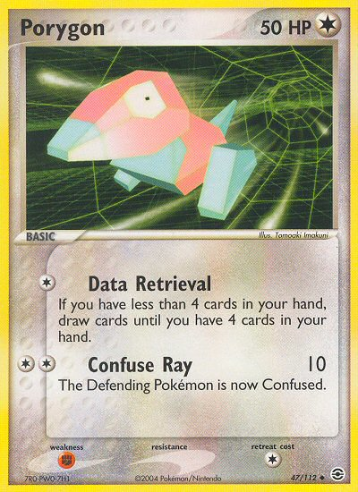 Porygon (47/112) [EX : Rouge Feu & Vert Feuille]