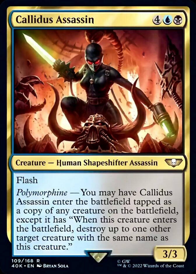 Assassin Callidus (Foil magnifié) [Warhammer 40,000]