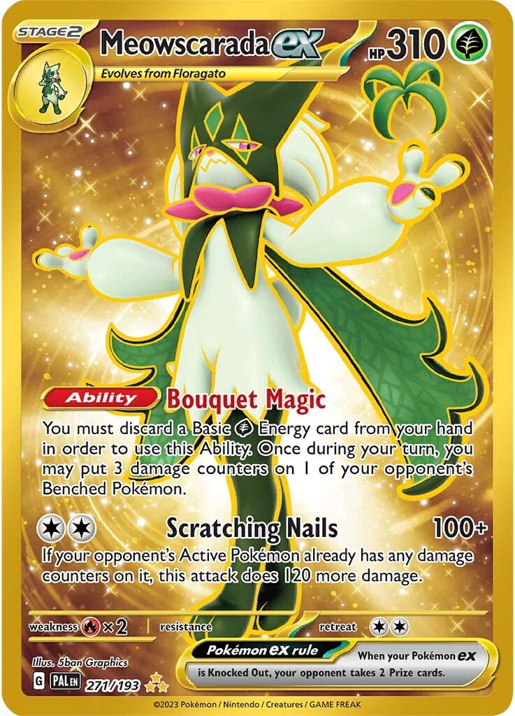 Meowscarada ex (271/193) [Escarlata y Púrpura: Evolución en Paldea]