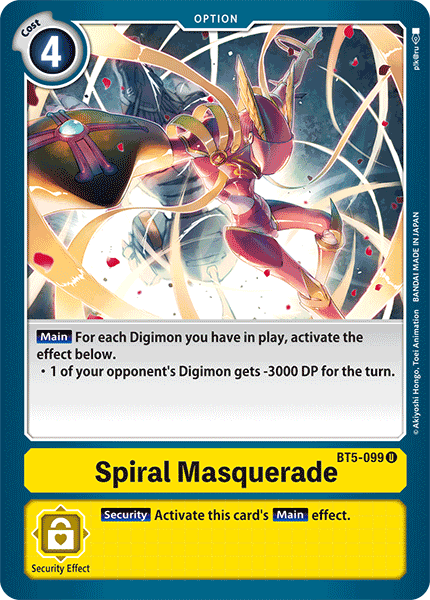Mascarada en Espiral [BT5-099] [Batalla de Omni]