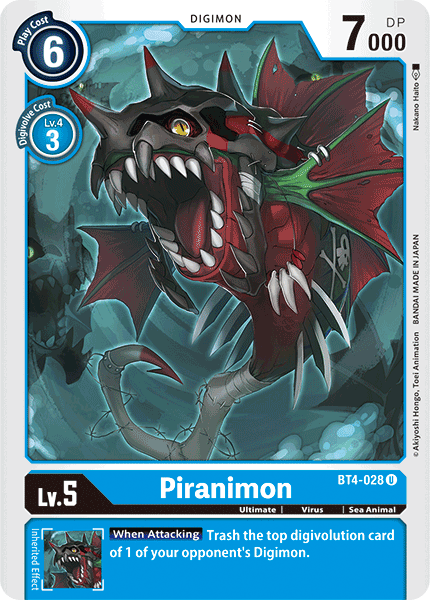 Piranimon [BT4-028] [Gran Leyenda]