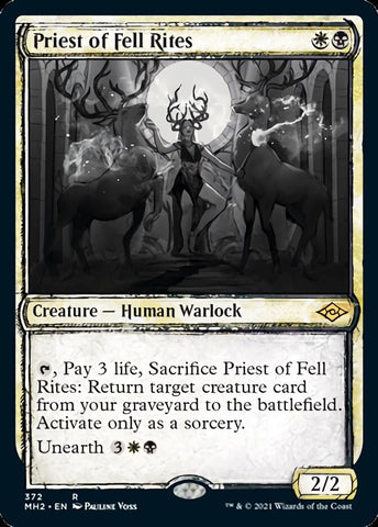 Sacerdote de ritos macabros (Boceto) [Modern Horizons 2]