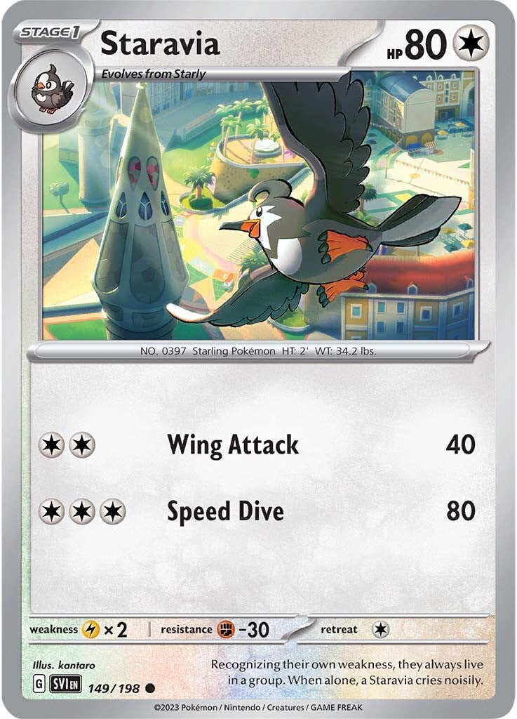 Staravia (149/198) [Escarlata y Púrpura: Set Básico]