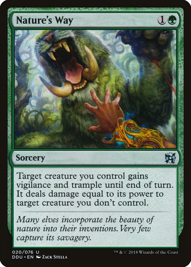 La Voie de la Nature [Duel Decks: Elves vs. Inventors]