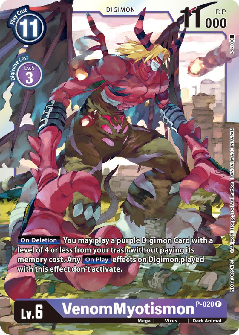 VenomMyotismon [P-020] (Premium Deck Set Lucky Pack) [Cartas Promocionales]