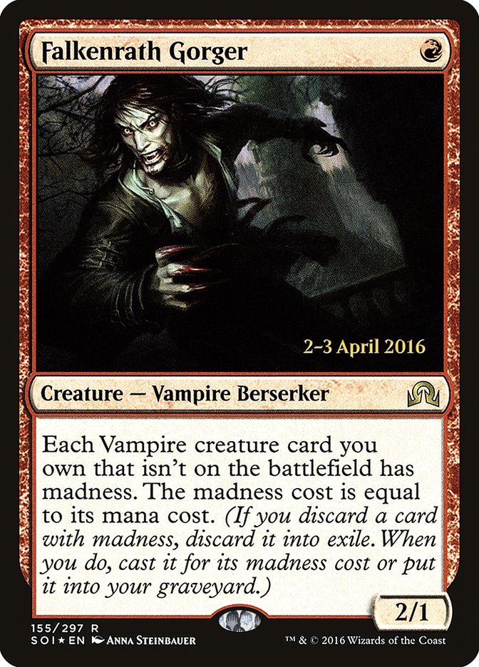 Gorgeur de Falkenrath [Prerelease Promos Shadows over Innistrad]