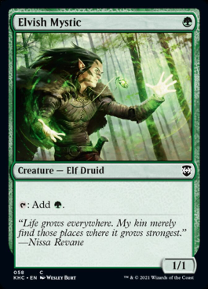Mystique elfe [Commander Kaldheim]