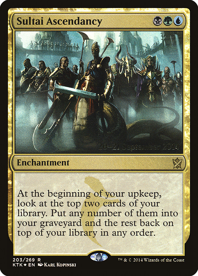 Ascendance sultai [Promos Prerelease Les Khans de Tarkir]