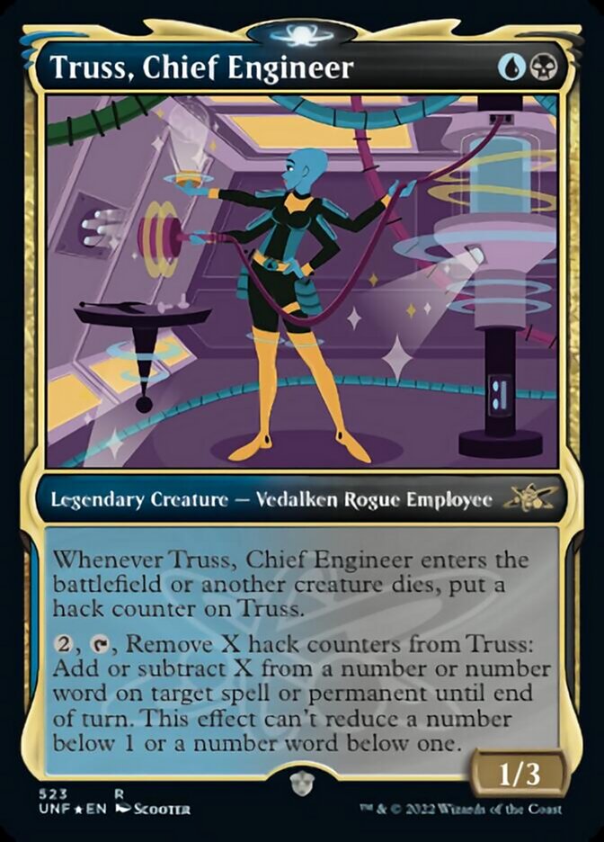 Truss, ingénieur en chef (vitrine) (carte brillante galaxie) [Unfinity]