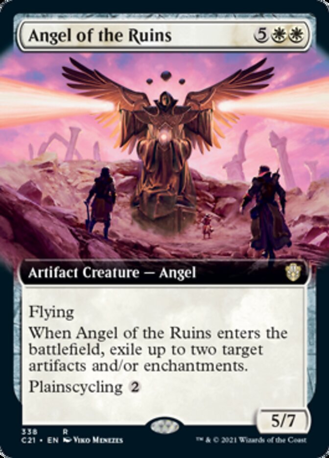 Ange des ruines (Extended Art) [Commander 2021]