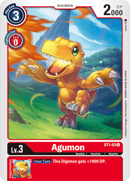 Agumon [ST1-03] [Mazo de Inicio: Gaia Roja]