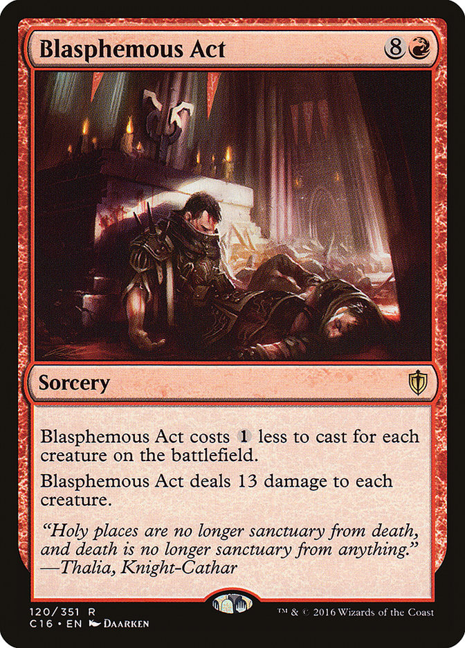 Acte blasphématoire [Commander 2016]
