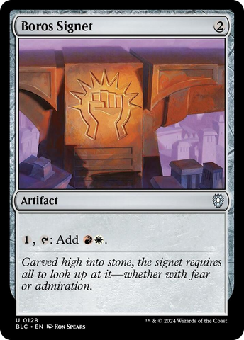 Cachet de Boros [Bloomburrow Commander]