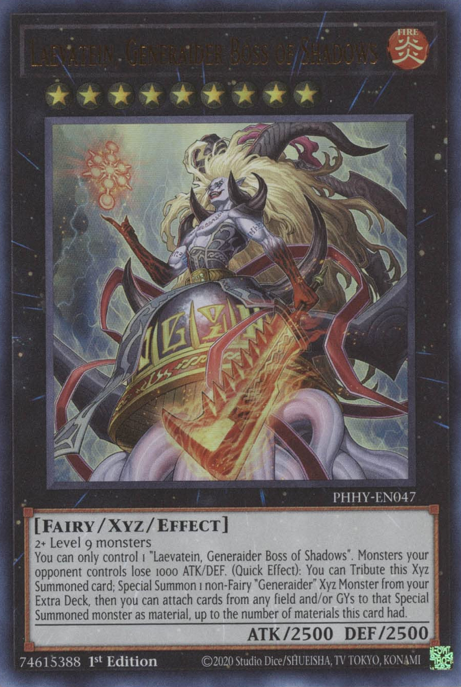 Laevatein, Boss des Généraidées de l'Ombre [PHHY-FR047] Ultra Rare