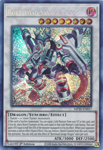 Dragon Chargeborrelle Sauvage [MP20-FR017] Secrète Rare Prismatique