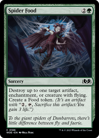 Nourriture pour araignées [Les friches d'Eldraine]