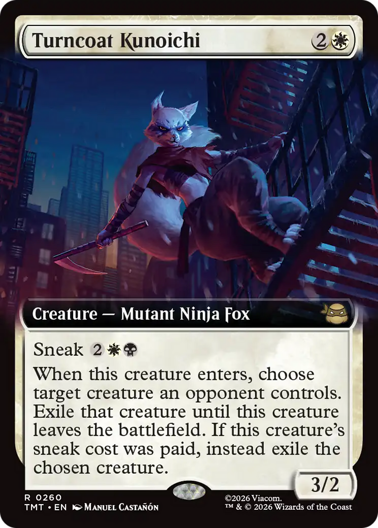 Kunoichi Renegate (Art étendu) [Tortues Ninja]