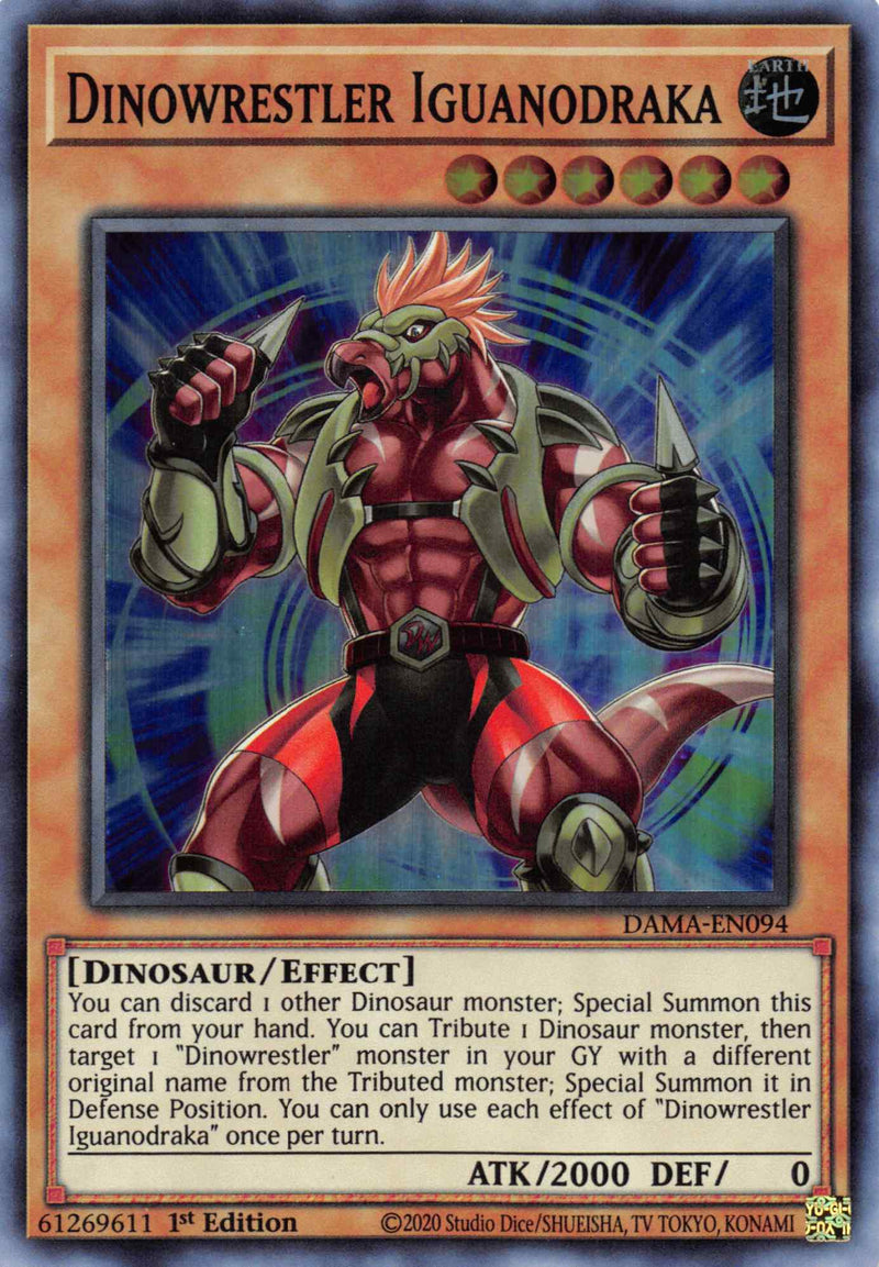 Dinowrestleur Iguanodraka [DAMA-FR094] Super Rare