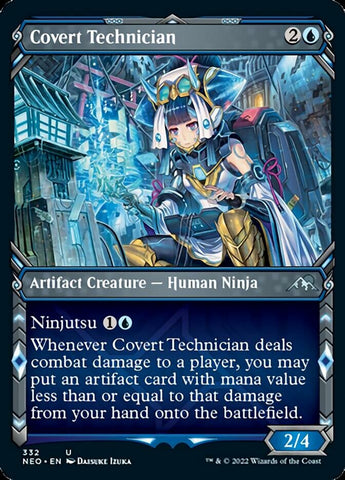 Técnico encubierto (Ninja de exhibición) [Kamigawa: Dinastía neón]