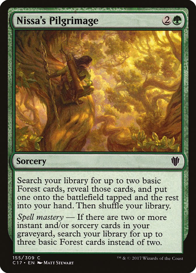 Le Pèlerinage de Nissa [Commander 2017]
