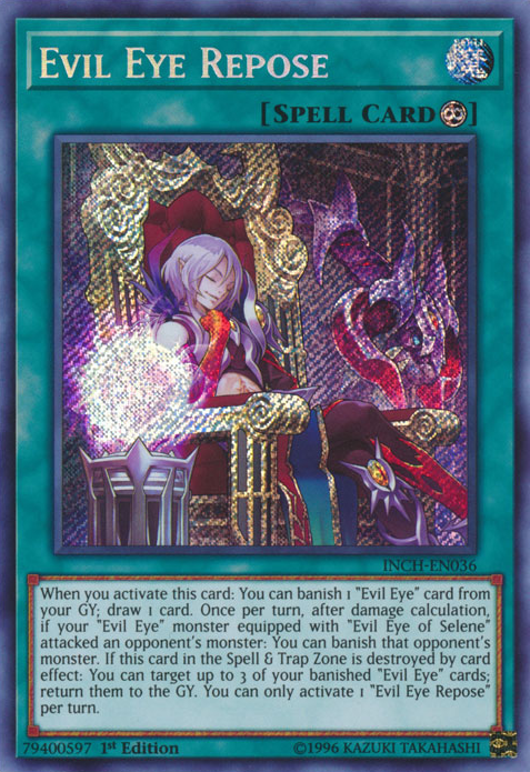 Repos de l'Œil Maléfique [INCH-FR036] Secret Rare