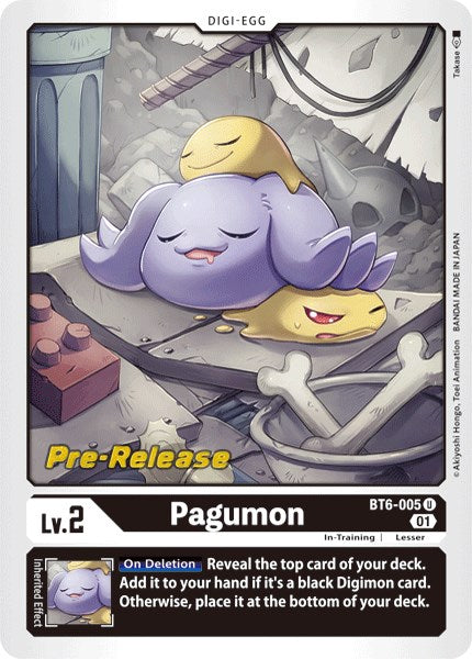 Pagumon [BT6-005] [Cartas de prelanzamiento Double Diamond]