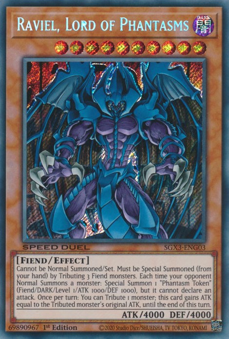 Raviel, Señor de los Fantasmas [SGX3-SPA03] Secreta Rara