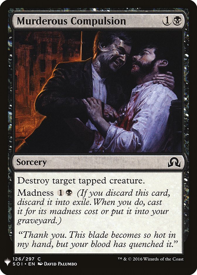 Compulsion meurtrière [Mystery Booster]