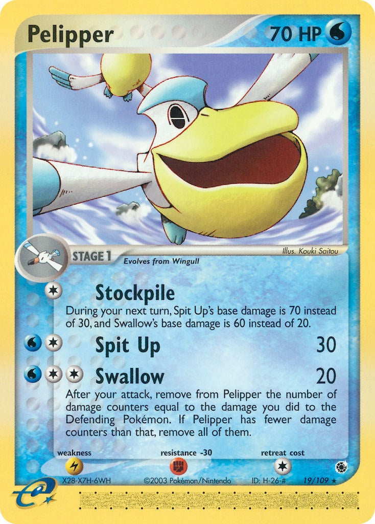 Pelipper (19/109) [EX: Rubí y Zafiro]