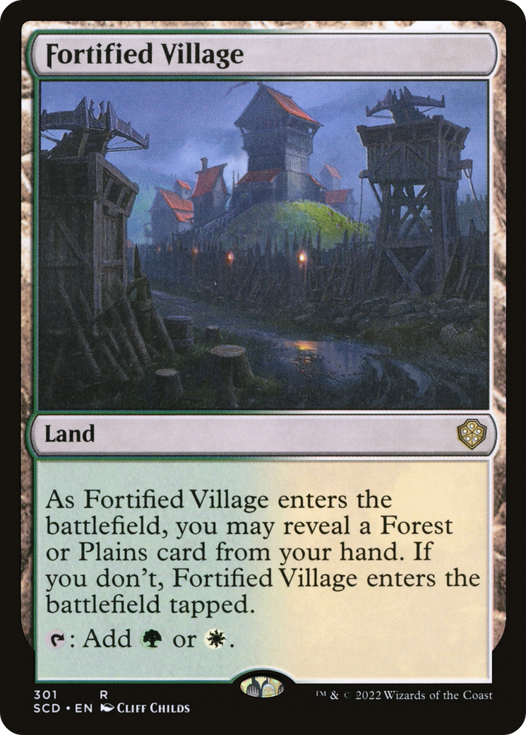 Village fortifié [Decks de Commandant prêts-à-jouer]