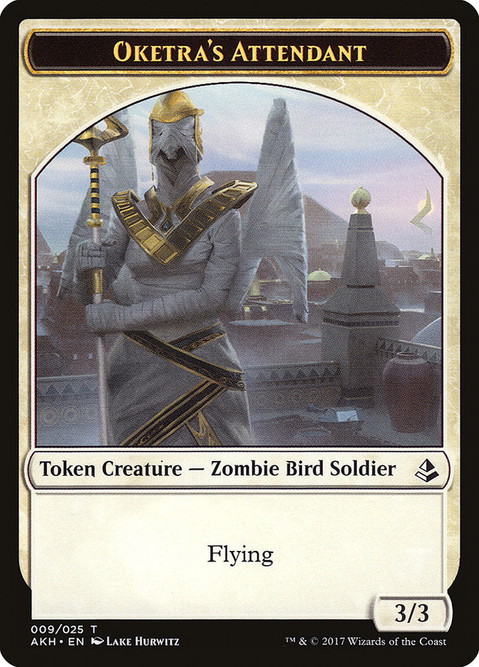 Sirviente de Oketra // Bestia Ficha de dos caras [Fichas de Amonkhet]